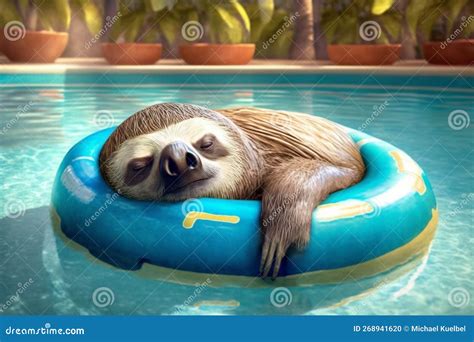 Sloths Swimming