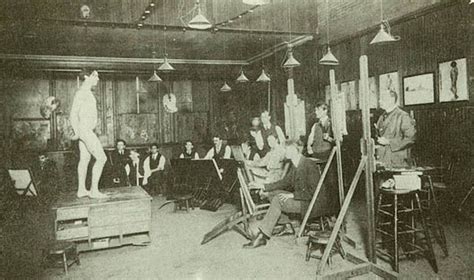 Robert Henri S Life Drawing Class At The New York School Of Art 1903 04 Life Drawing Life