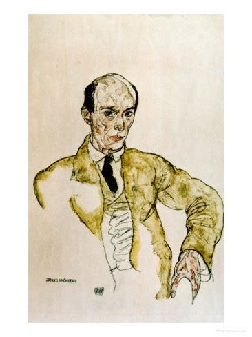 Composer Arnold Schoenberg Giclee Print Egon Schiele