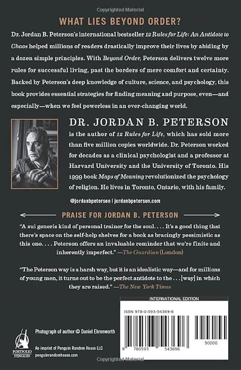 Dr Jordan B Peterson Beyond Order Hotsell Emergencydentistry