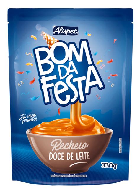 RECHEIO DOCE DE LEITE BOM DA FESTA 330g Alispec