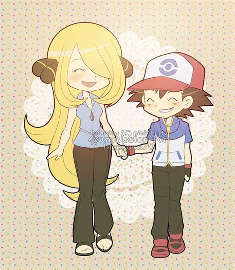 Pokemon Cynthia And Ash