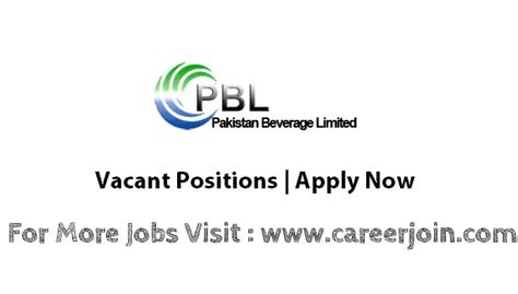 Pbl Pakistan Beverage Limited Jobs May 2018