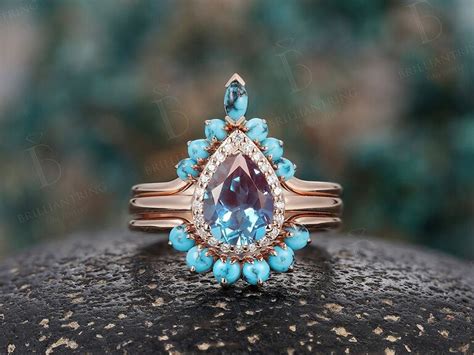 20 Turquoise Engagement Rings For A Striking Pop Of Color