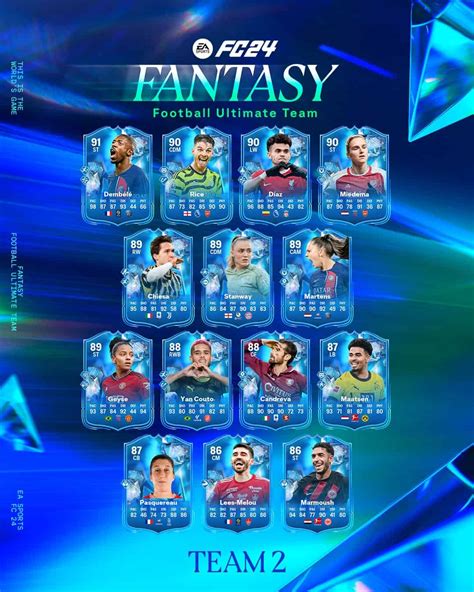 Ea Sports Fc 24 Team 2 Fantasy Elenco Carte Speciali Della Seconda