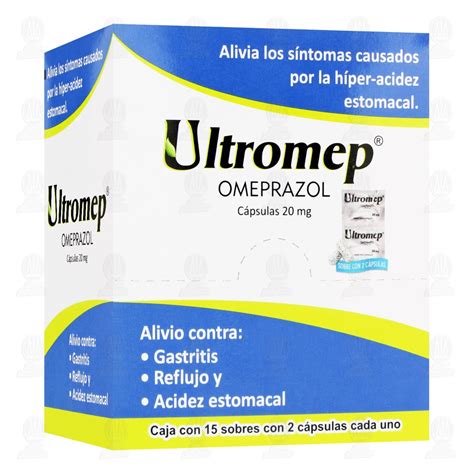 Ultromep 20 mg 15 Sobres con 2 Cápsulas c u