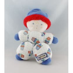 Doudou Poup E Lutin Bleu Rouge Pots De Fleurs Ajena