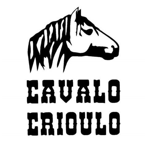 Adesivo Cavalo Crioulo Rodeo West Rodeo West