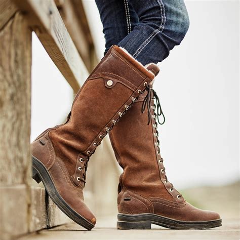 Outdoor boots Ariat Wythburn Tall Waterproof WMS Dark Brown