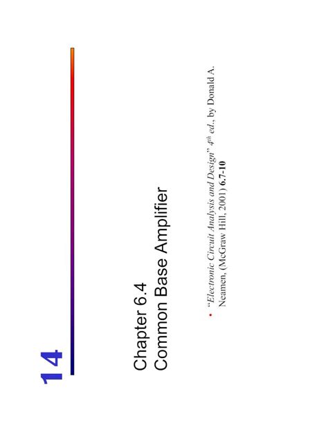 (PDF) Lecture14 4.4 Common-base Amplifier-1 - DOKUMEN.TIPS