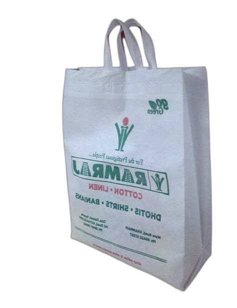 White Loop Handle Non Woven Bag Capacity Kg At Rs Kg In