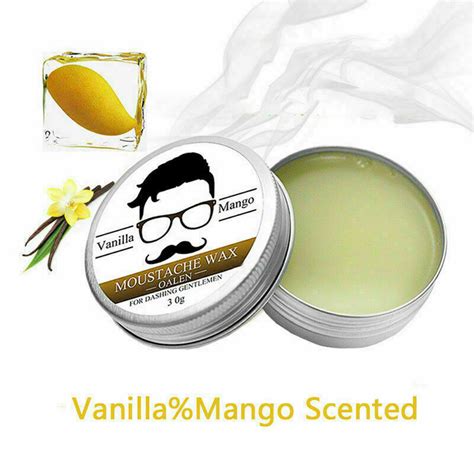 30g Natural Beard Oil And Balm Moustache Wax For Styling Salons Beeswax Ebay