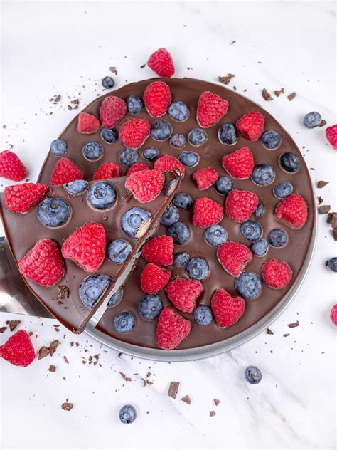 No Bake Chocolate Berry Tart Evolved Chocolate