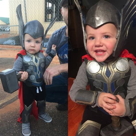 Self Baby Thor I Made This Costume For My 13 Month Old Son For