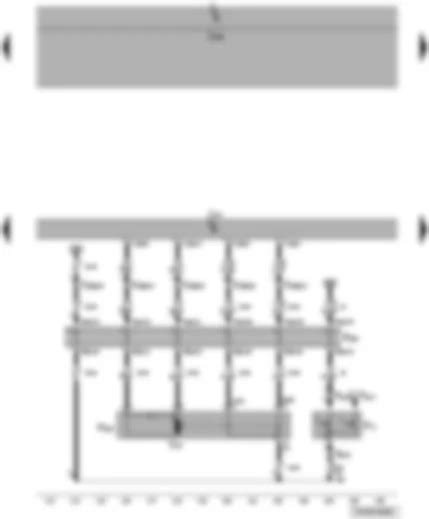 VW TRANSPORTER 2008 Central Control Unit Wiring Diagrams Pin