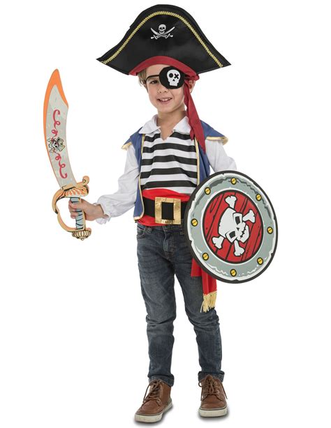 Disfraz pirata con accesorios niño Disfraces niños y disfraces