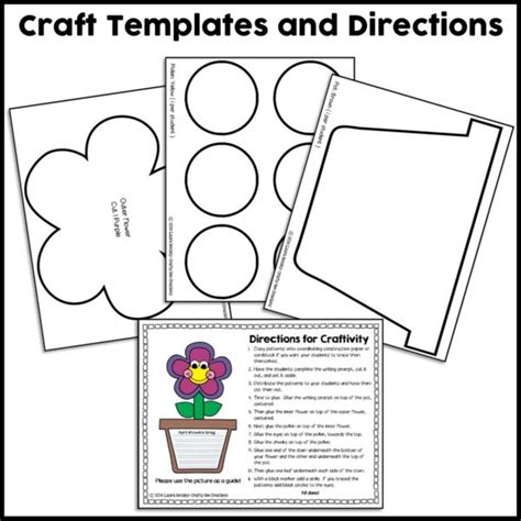 April Showers Bring May Flowers Craft Activity Crafty Bee Creations