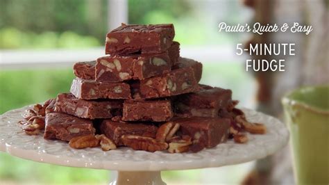 5 Minute Chocolate Pecan Fudge Recipe Paula Deen