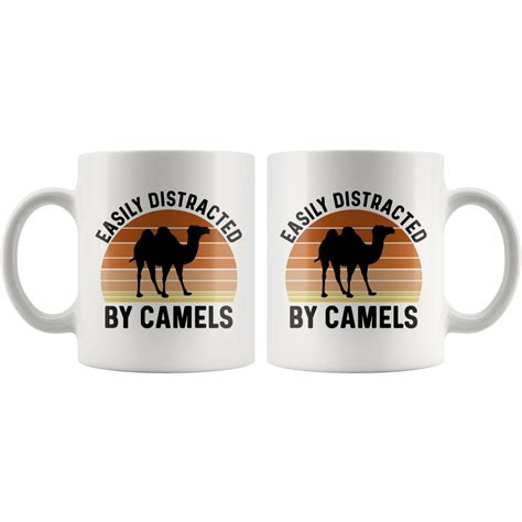 Camel Mug Easily Distracted By Camels Camel Coffee Mug Etsy