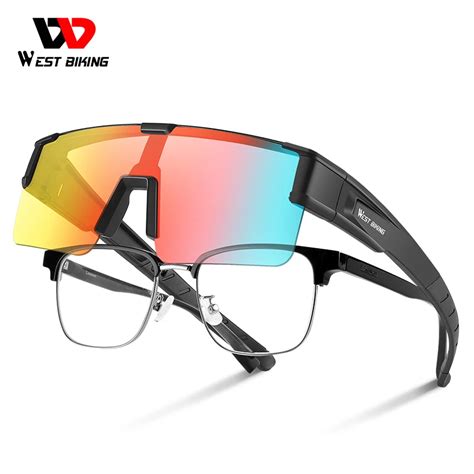 West Biking Fashion Polarized Sunglasse Photochromic Cycling Glasses