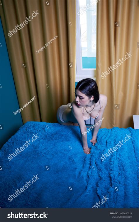 Sexy Brunette Woman Lingerie Stock Photo 1062450728 Shutterstock