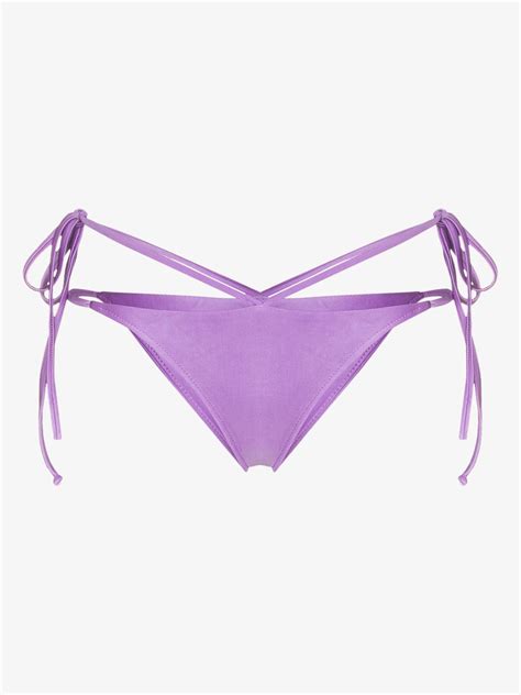 Frankies Bikinis Halo Bikini Bottoms Browns