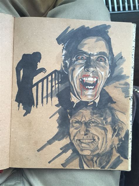 Dracula Tribute Sketch Behance