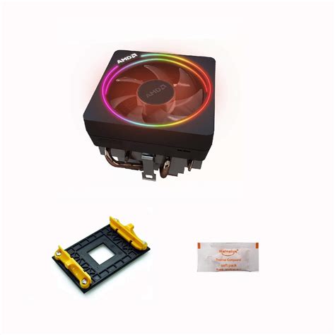 Buy Amd Wraith Prism Rgb Led Lighting Socket Am4 4 Pin Connector Cpu Cooler With Copper Core