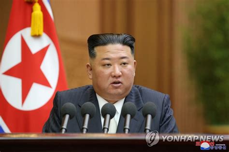 金正恩氏 最高人民会議で演説 聯合ニュース