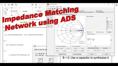 How To Auto Match Impedance Matching Network Using Ads Youtube