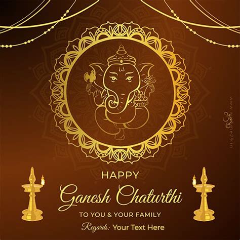 Write Name On Ganesh Chaturthi 2023 Wishes In English Images With