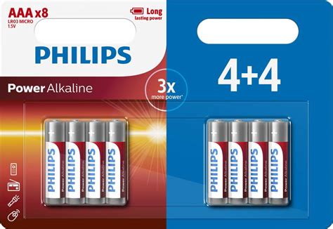 AAA Mini Penlite Batterijen Power Alkaline 8 Stuks Beterbatterij