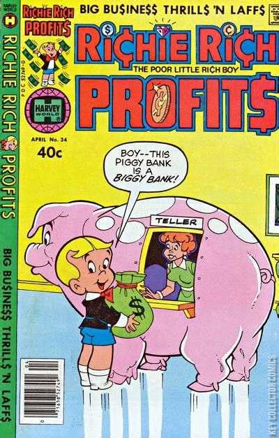 Richie Rich Profits 34 Published April 1980 Key Coll