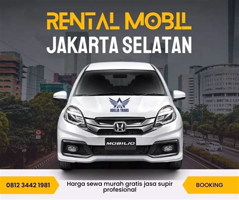 Rental Mobil Jakarta Selatan Murah Buka Jam