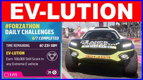 Forza Horizon 5 Ev Lution Forzathon Daily Challenges Earn 100000 Skill