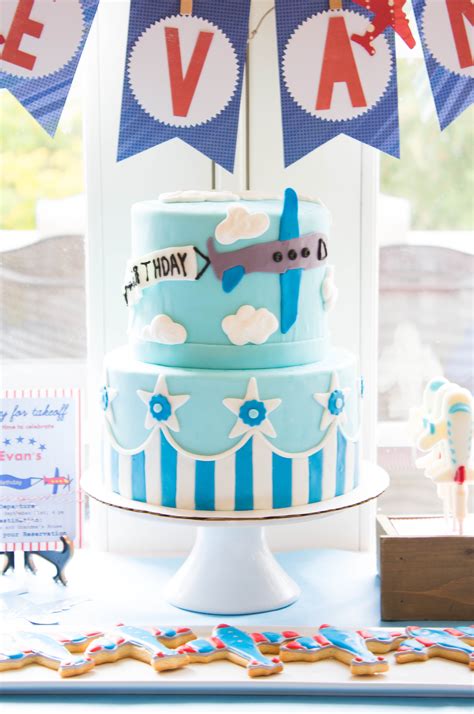 Airplane Birthday Cake