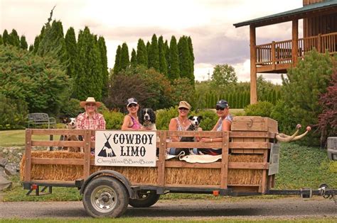 Hay Wagon Winery Tours - CHERRY WOOD