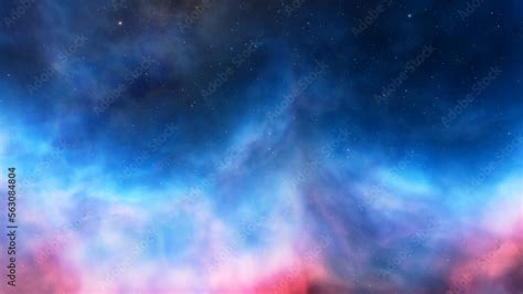 red-violet nebula in outer space, horsehead nebula, unusual colorful ...