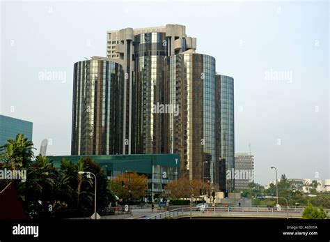 Usa California Los Angeles Downtown Westin Bonaventure Hotel Stock