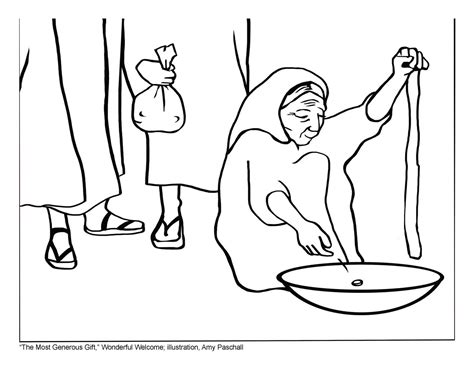 Parable Of The Lost Coin Coloring Page