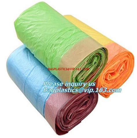 Eco Biodegradable Compost Plastic Drawstring Garbage Bags Promotion