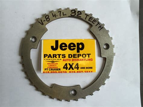 JEEP DODGE 4 7 L RELUCTOR RING 32 TEETH TONE WHEEL CRANK SHAFT 8