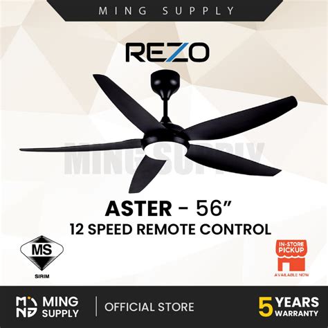 Sirim REZO Ceiling Fan ASTER 56 Signature Model DC Motor Remote