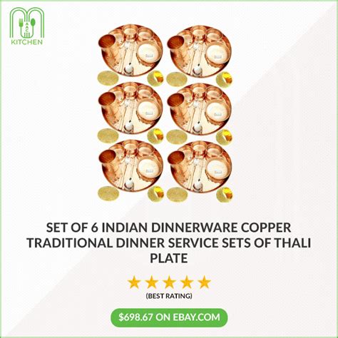 India S Best Traditional Copper Dinnerware Set Maac Kitchen