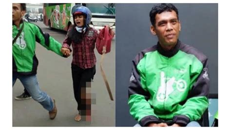 6 Potret Aksi Heroik Pengemudi Ojek Online Ini Bikin Salut Hot