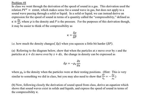 Solved Problem #8 In class we went through the derivation of | Chegg.com