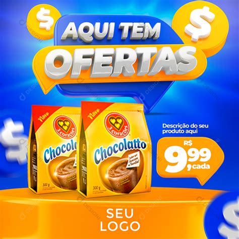 Post Supermercado Aqui Tem Ofertas Produtos Social Media Psd Edit Vel