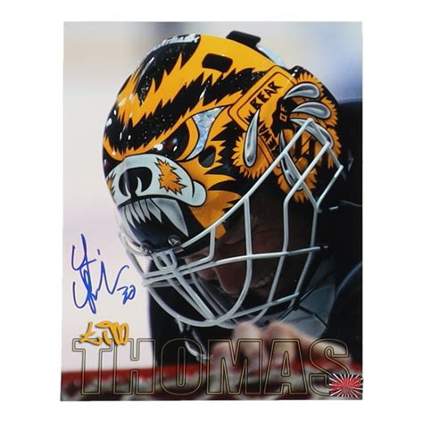 Tim Thomas Signed Bruins 8x10 Photo (YSMS) | Pristine Auction