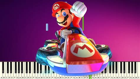 Mario Kart 8 Theme Piano Tutorial Youtube