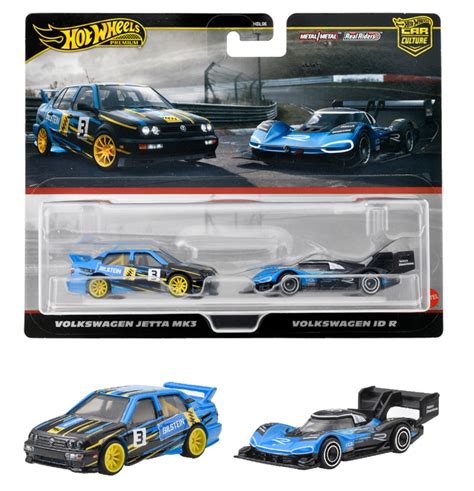 楽天ブックス ホットウィール Hot Wheels プレミアム パック フォルクスワーゲン ジェッタ MK フォルクスワーゲン ID R 乗り物おもちゃ ミニカー 歳から ブルー